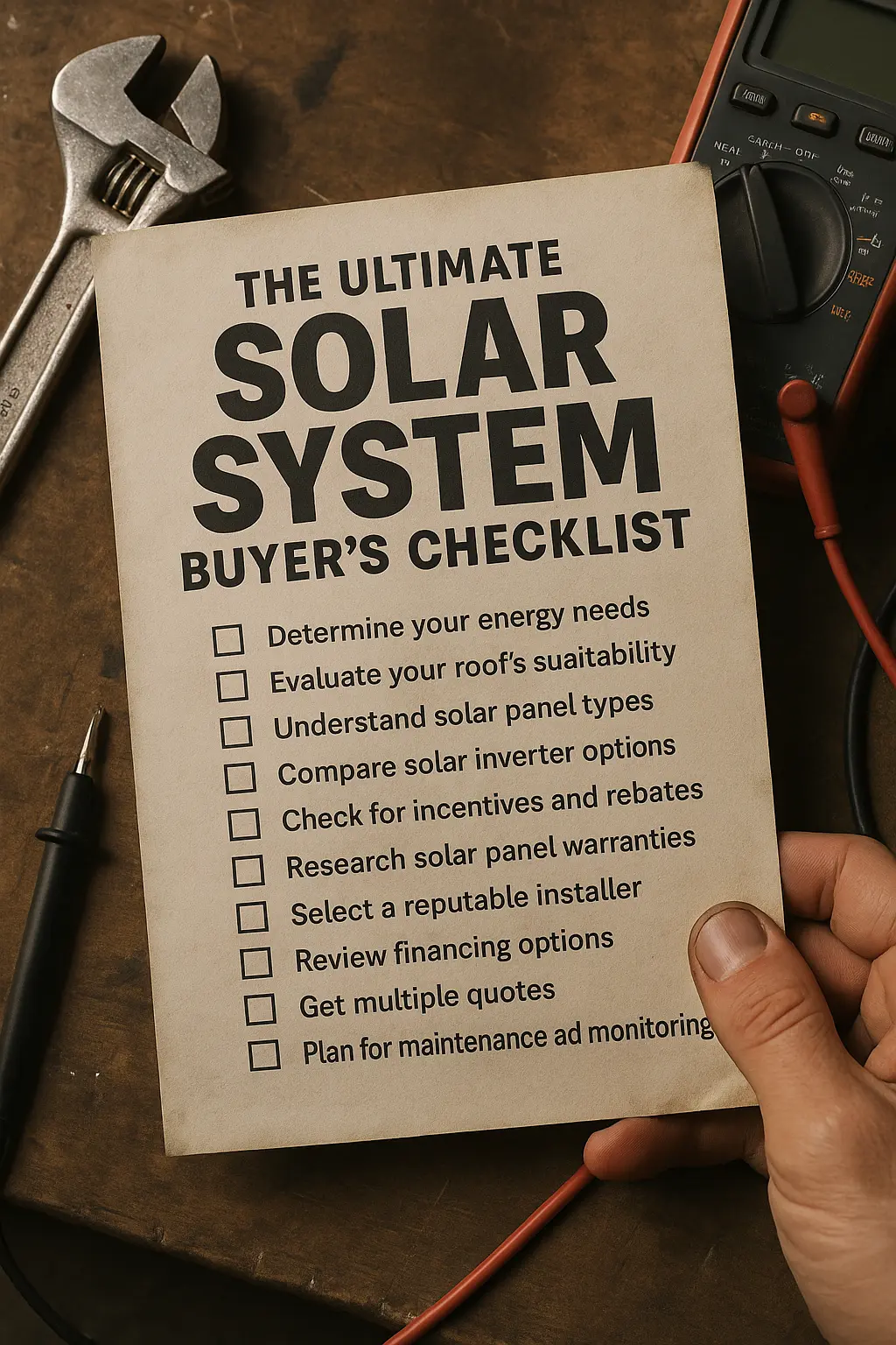Read more about the article Ready to put it together? Your Comprehensive Solar System Checklist