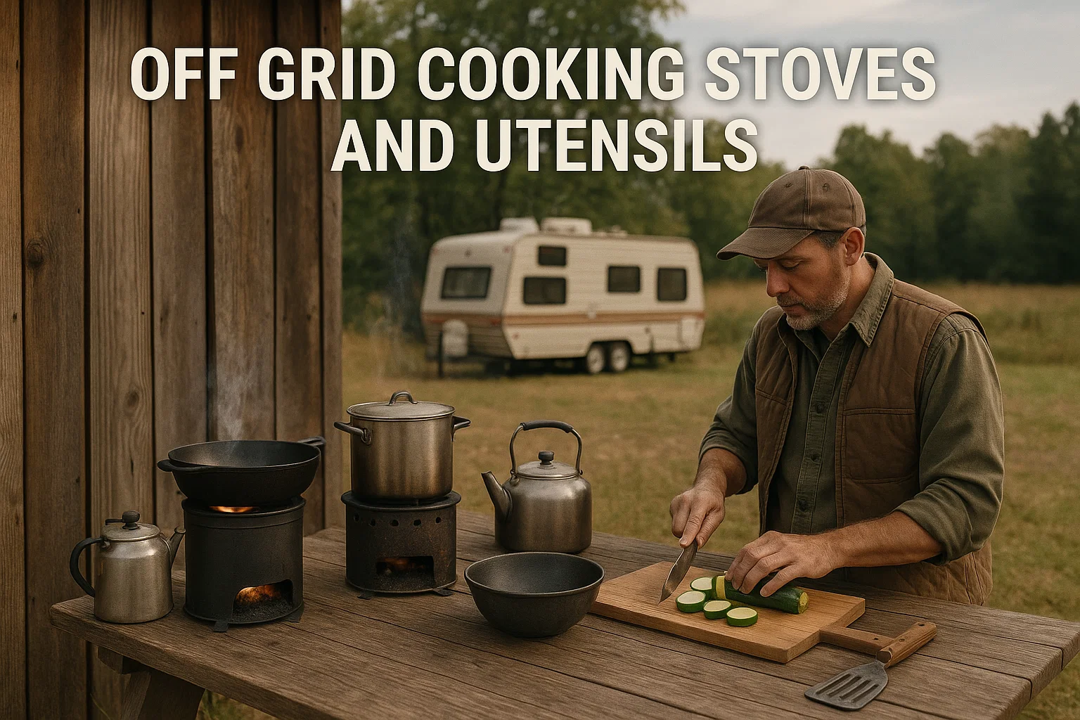 Read more about the article Off Grid Cooking Stoves and Utensils