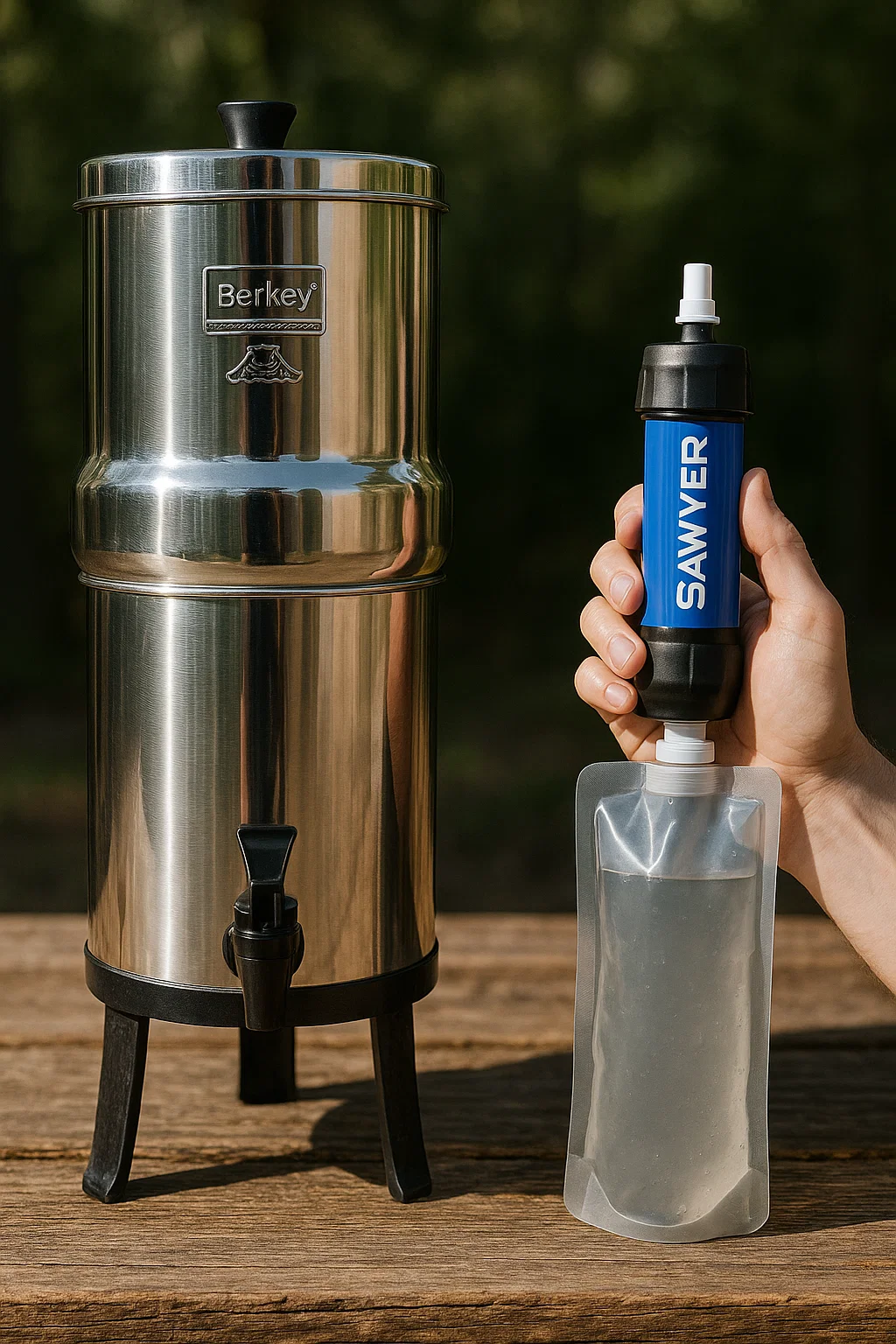 Read more about the article Berkey vs. Sawyer Water Filters