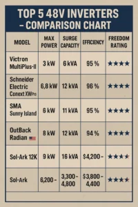 Read more about the article POWER LIBERATION: THE BEST OFF-GRID INVERTER FOR 48V SYSTEMS THEY DON’T WANT YOU TO KNOW ABOUT