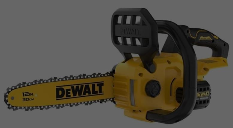 DeWalt 20V MAX XR 12-inch Cordless Chainsaw with more traditional chainsaw design