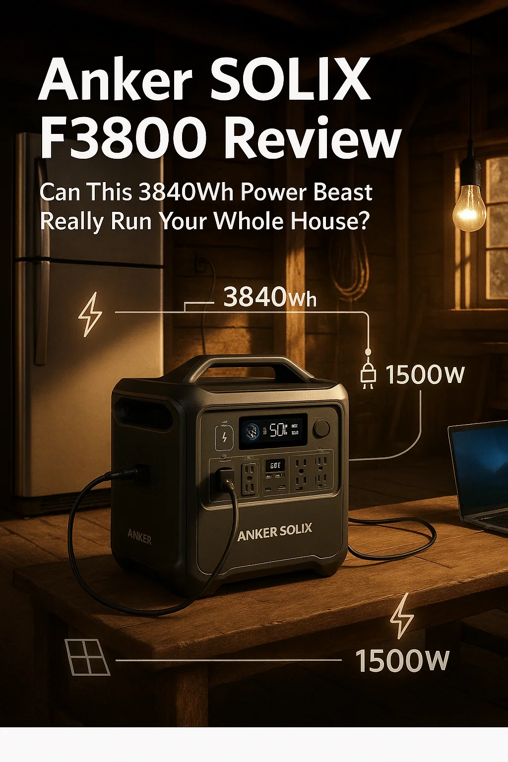 Read more about the article Anker SOLIX F3800 Review: 3840Wh Power Station That Can Run Your Whole House