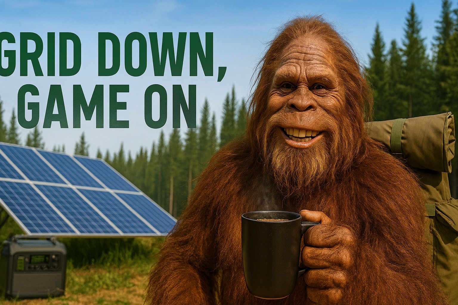 Anker SOLIX F3800 review - Wattson mascot with off-grid solar power station